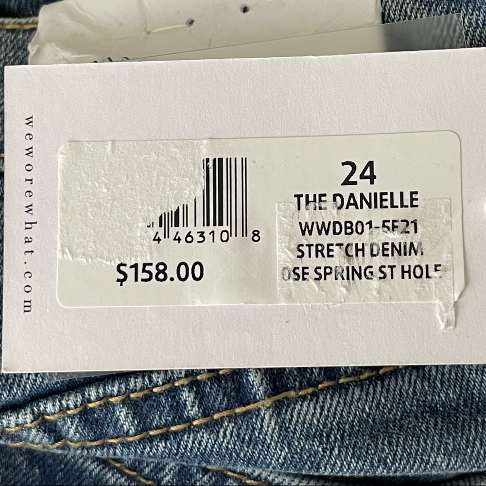 WE WORE WHAT NWT THE DANIELLE JEAN IN SPEING ST HOLE BLUE 24 - Picture 7 of 12